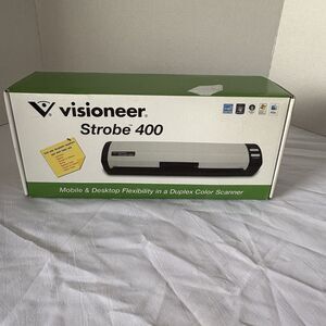 Visioneer Strobe 400 Electronic Portable Sheetfed Scanner New in box